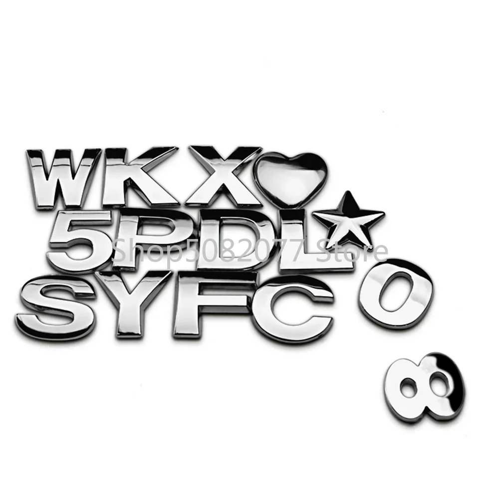 25 мм 30 DIY 26 букв 10 фотометаллическая Эмблема для всех автомобилей игра над