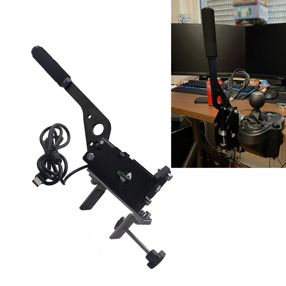 SIM USB Ручной тормоз для гоночных игр G25/27/29 T500 Fanatecosw внедорожник черный цвет