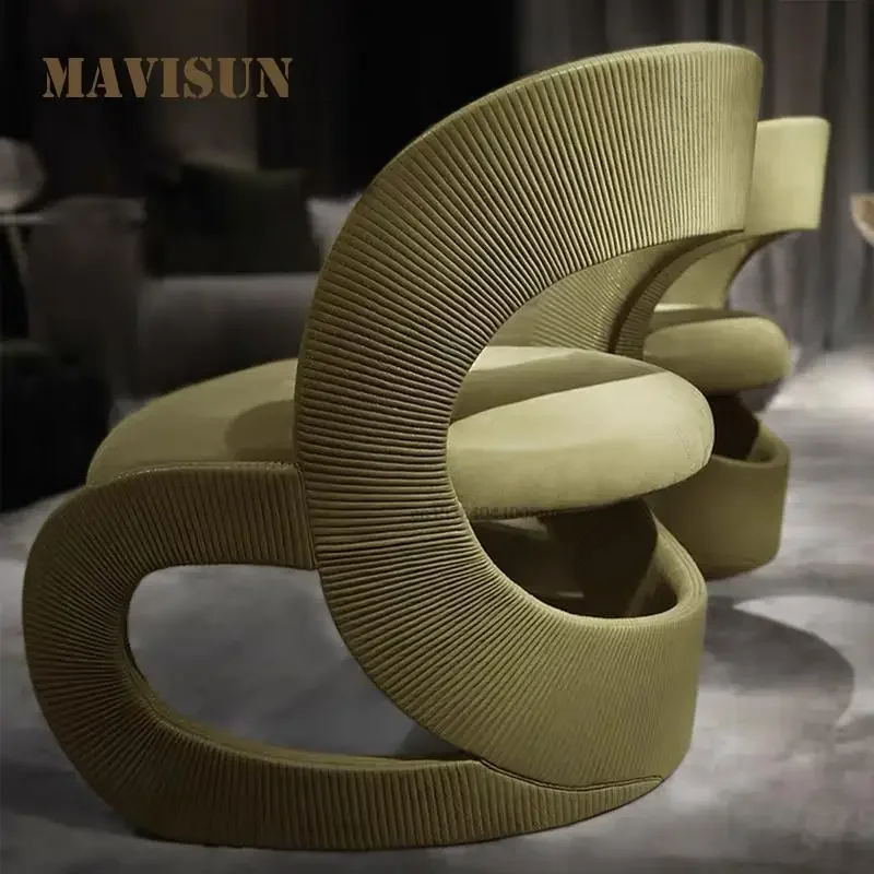 

Minimalist Simple Back Chairs Design Relaxing Chair Modern Light Luxury Nordic Recliner Chair Living Room Longue Home Furniture