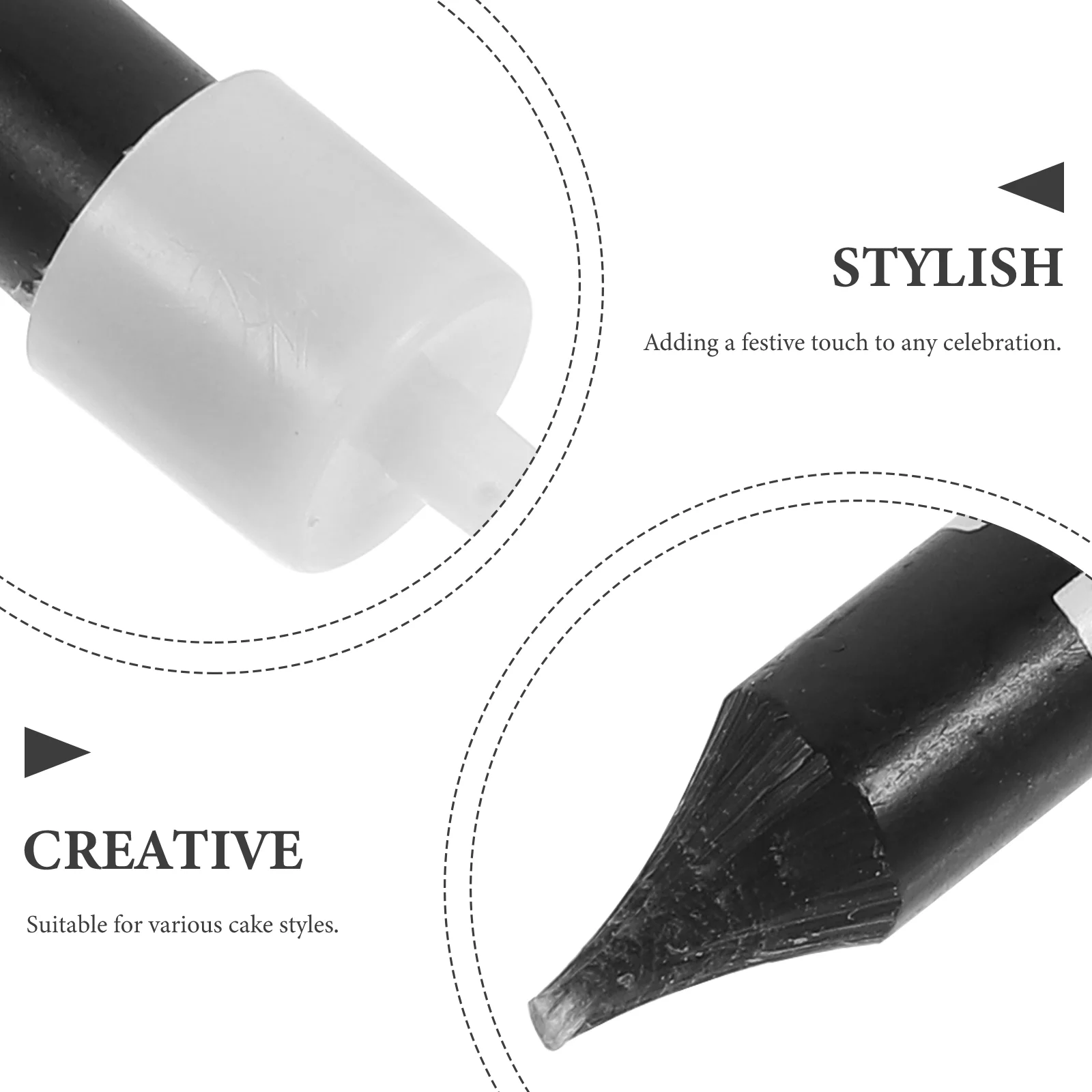 12 шт. украшения для торта ко дню рождения черные клетчатые свечи гоночных