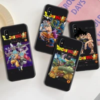 dragon ball anime phone case for funda iphone 13 12 11 pro max 13 12 mini x xr xs max 6 6s 7 8 plus funda back silicone cover