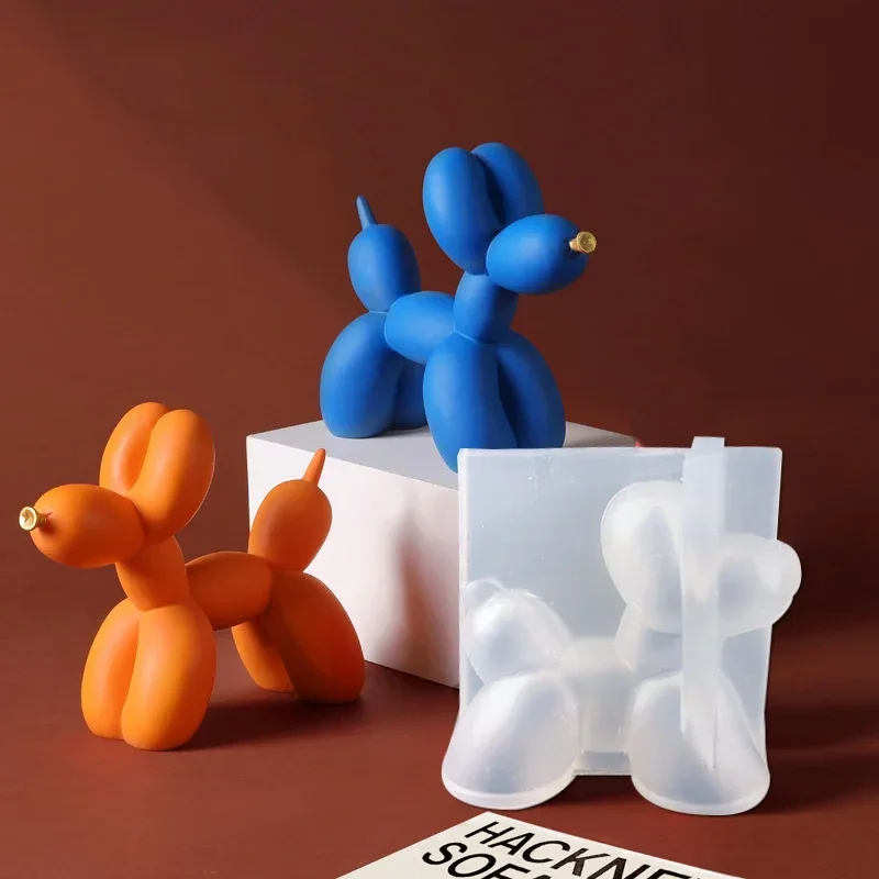 Силиконовая 3D форма в форме собаки для DIY ароматерапии гипсовая свеча ручной