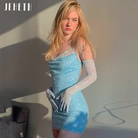 jeheth sexy spaghetti strap soft satin mermaid evening dresses 2022 v neck sleeveless backless prom party gown bridesmaid dress