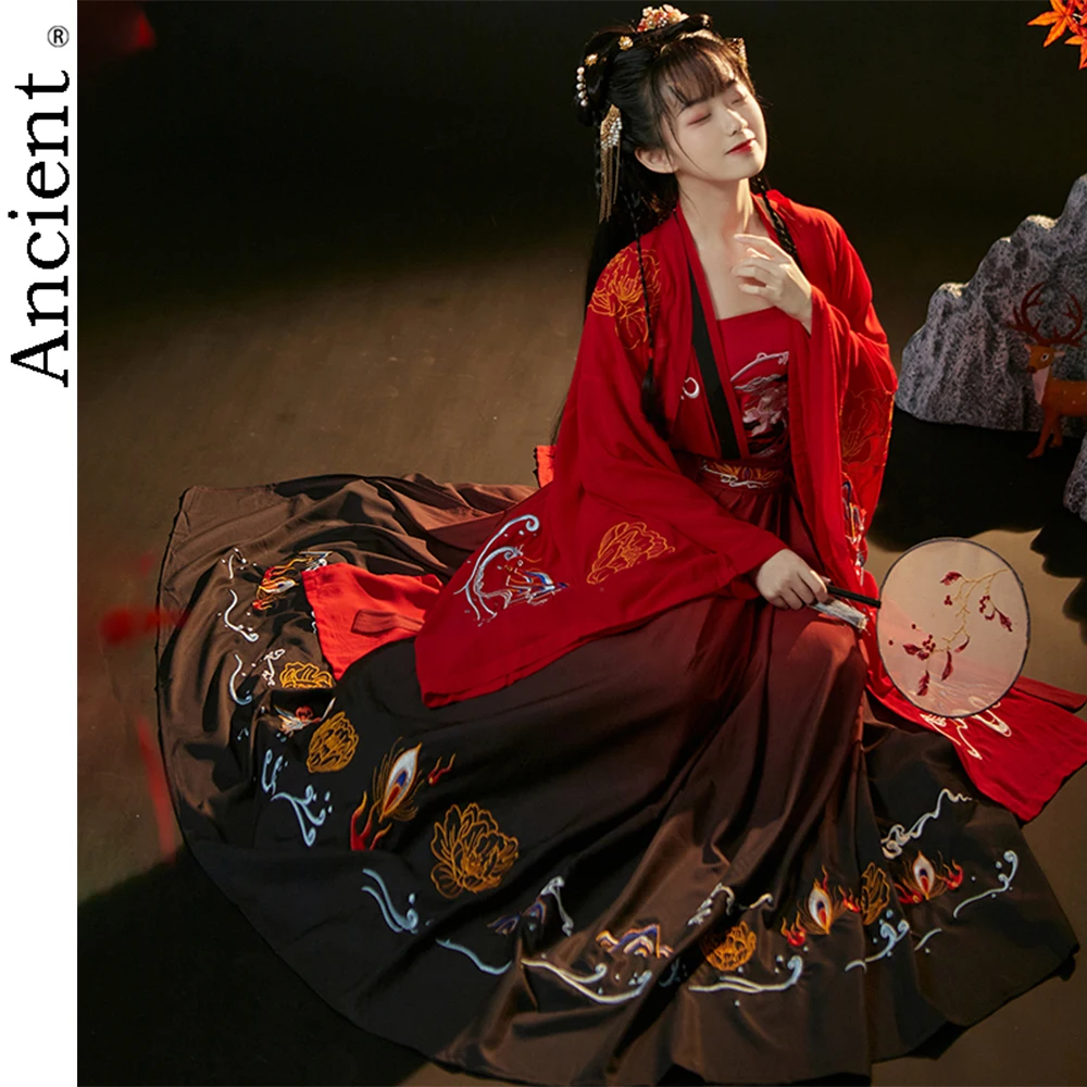 

Empress of China Hanfu Traditional Princess Fairy Skirt Improves Women's Elegant Girls' Asian Clothing Cosplay New Pattern