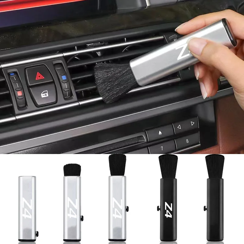 

Car Dust Brush Air Outlet Cleaning Retractable Soft Brush for BMW Z4 X7 X6 X5 X4 X1 X3 E90 E61 E53 E46 E39 E36 E34 M Performance