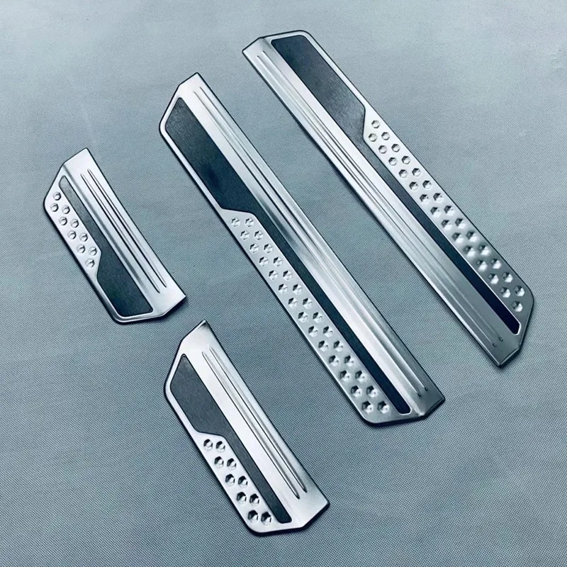 Door Sill Scuff Plate Guard Protector Cover Trim For Honda Vezel HR-V E:HEV 21-22 Exterior Outer Welcome Pedal B Parts