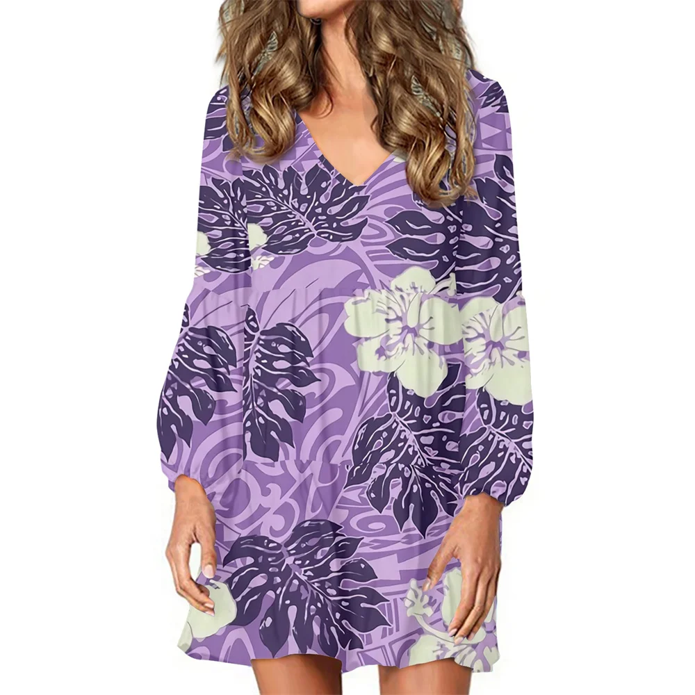 Оптовые цены осеннее платье полинезийское этническое самоанское Фиджийское с