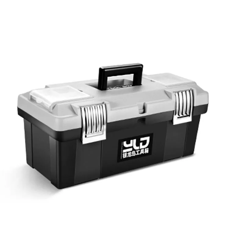 Portable Large-capacity Tools Box Electrician Anti-fall Protective Case Empty Toolbox Plastic Shockproof Waterproof Tool Box