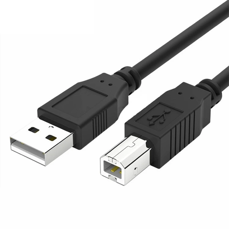 

Printer Cable A To B Type Plug All Copper High-Speed Square Port Printer Data Cable For USB Printers Scanners 3Meters