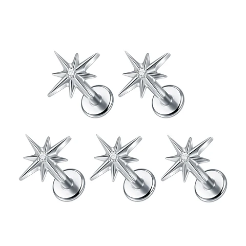 Серьги-гвоздики Xpircn из титана 16G