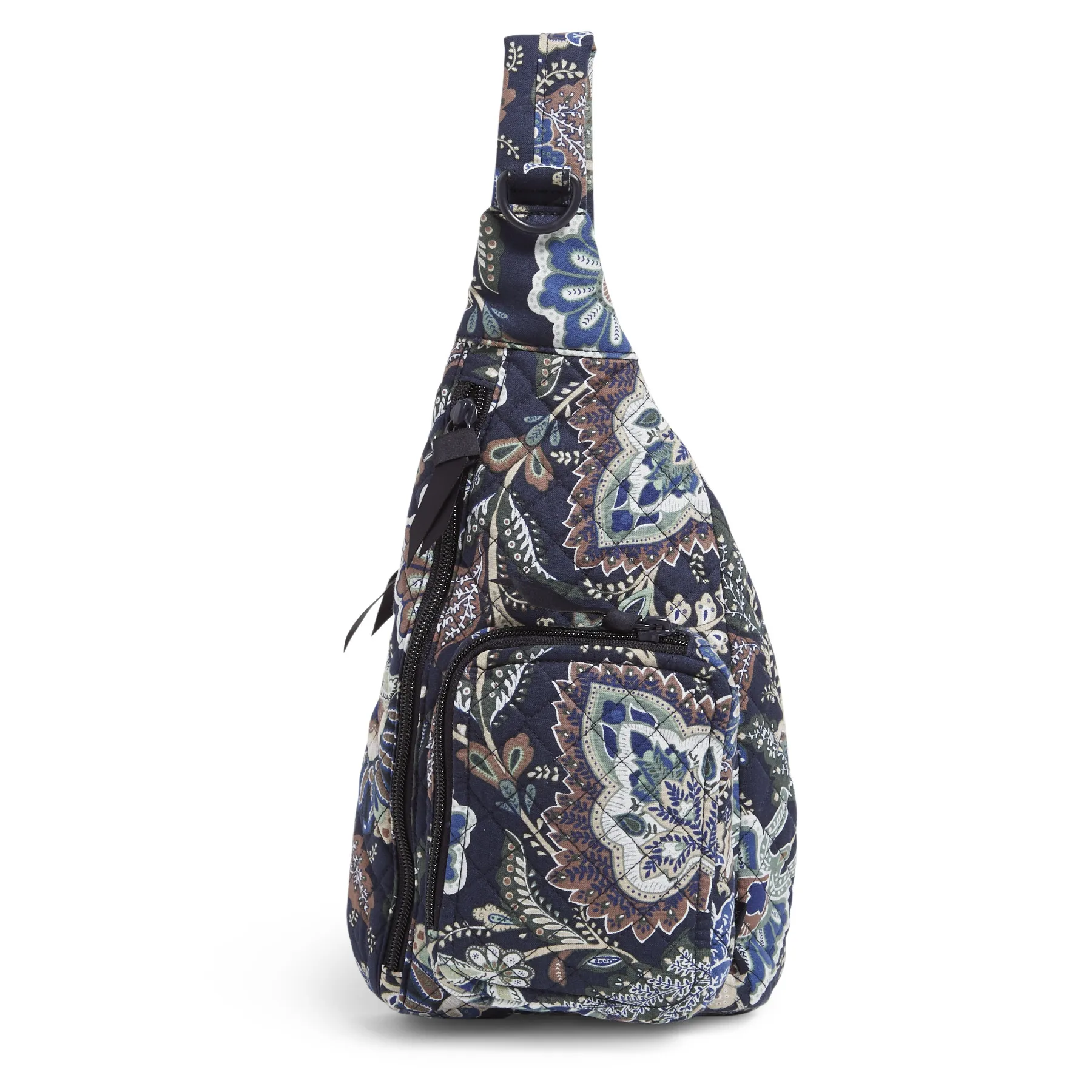 

Women's Recycled Cotton Mini Sling Backpack Java Navy Camo