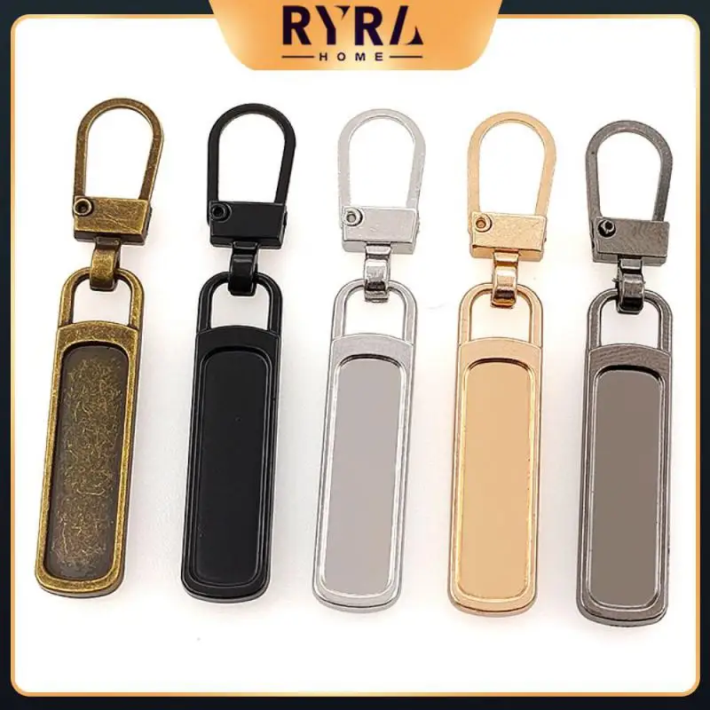 

6-piece/set Multifunctional Dual Zipper And Sturdy Diy Zipper Buckle Accessories Diy Sewing Process Tools Practical Worn Slider