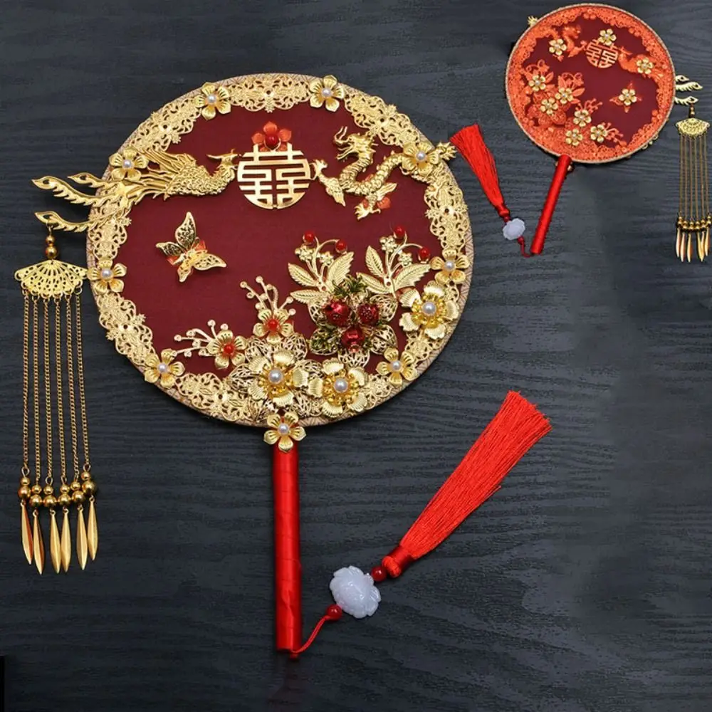 

Декоративный веер Tuan красный/белый