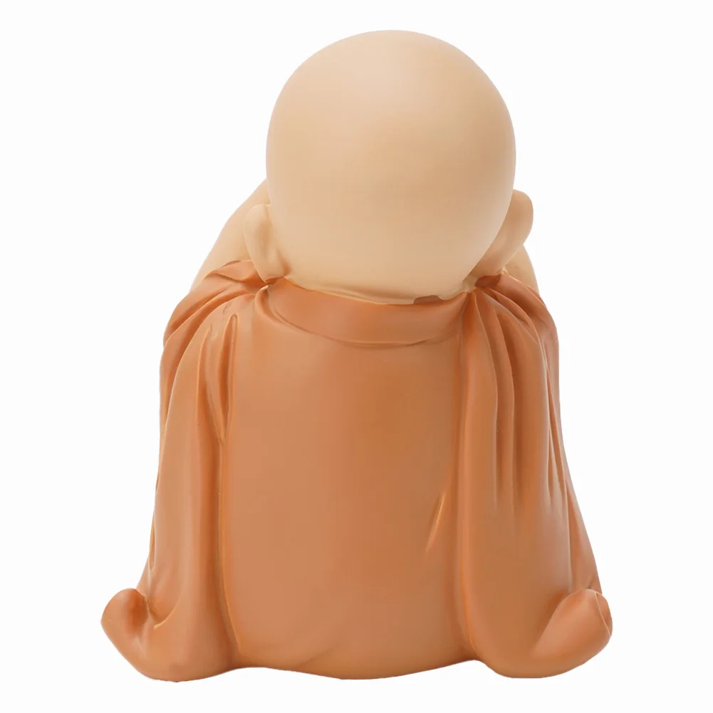 

Buddhist Small Monk Statues Figurine Sculpture Handmade Car Home Decoration Table Accessories Ornament Gift 2020