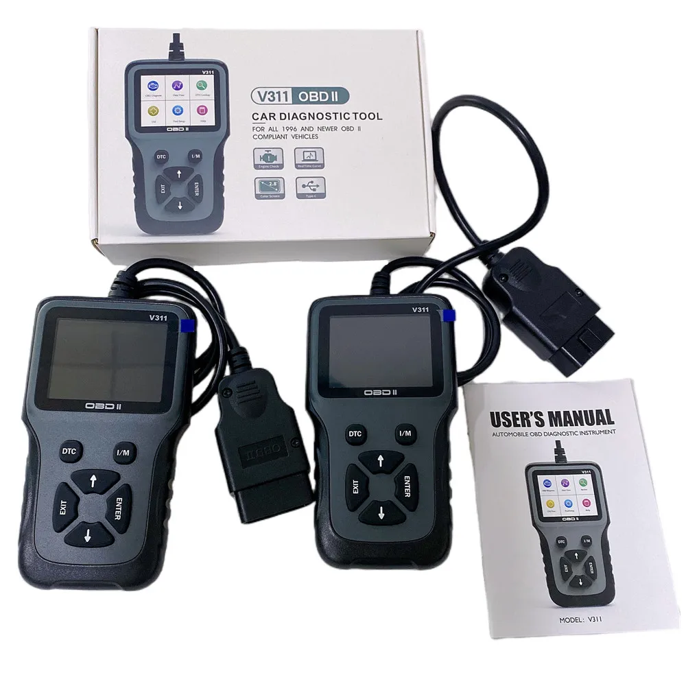 Фото Для НОВЫХ неисправностей, диагностический сканер OBD V311, считыватель кодов для авто, диагностический инструмент, автомобильный двигатель, автосистема, автомобильные аксессуары №1