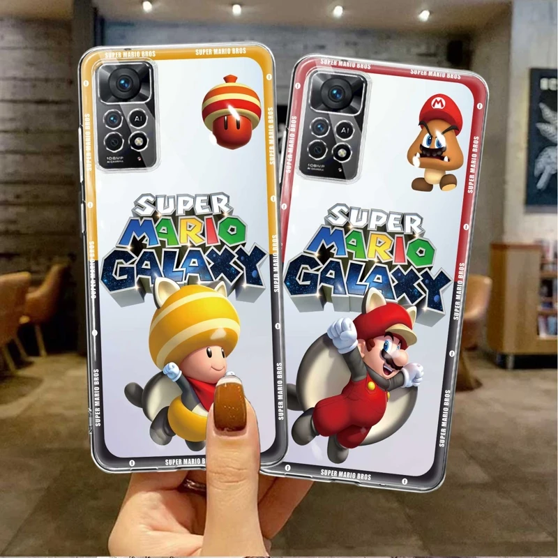 

For Xiaomi Redmi 10C 9 9C 12C 9A 9T K40 Pro Redmi9 Coque Case Super Mario Game Hi Print