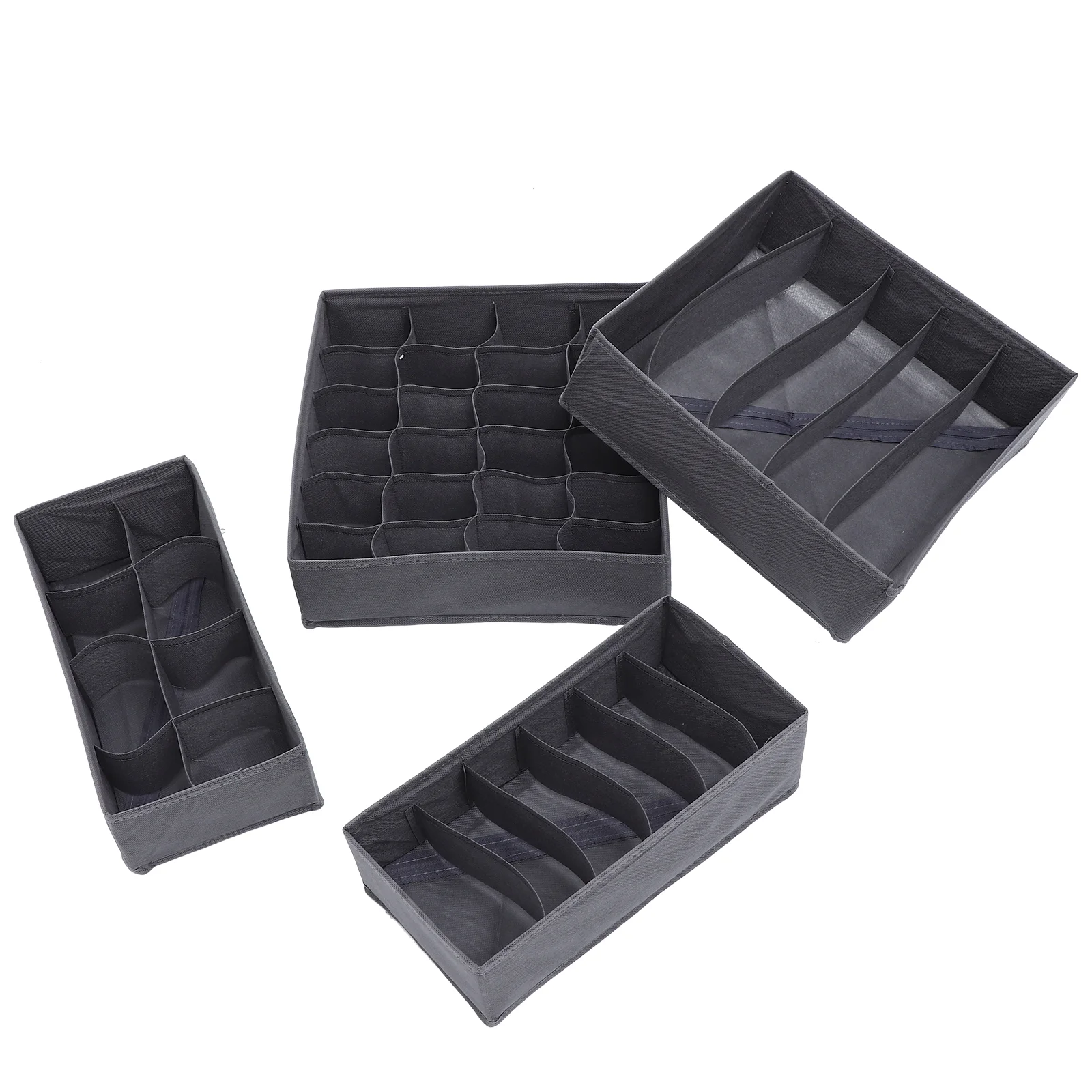 

Drawer Organizer Storagecloset Box Divider Sockbin Dresser Organizers Container Clothes Socksbinsdividers Cubes Containers