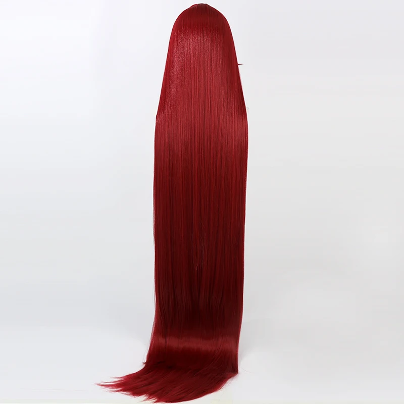 KMS Hindenburg Косплей Парик Azur Lane Темно-красный Длинные термостойкие синтетические