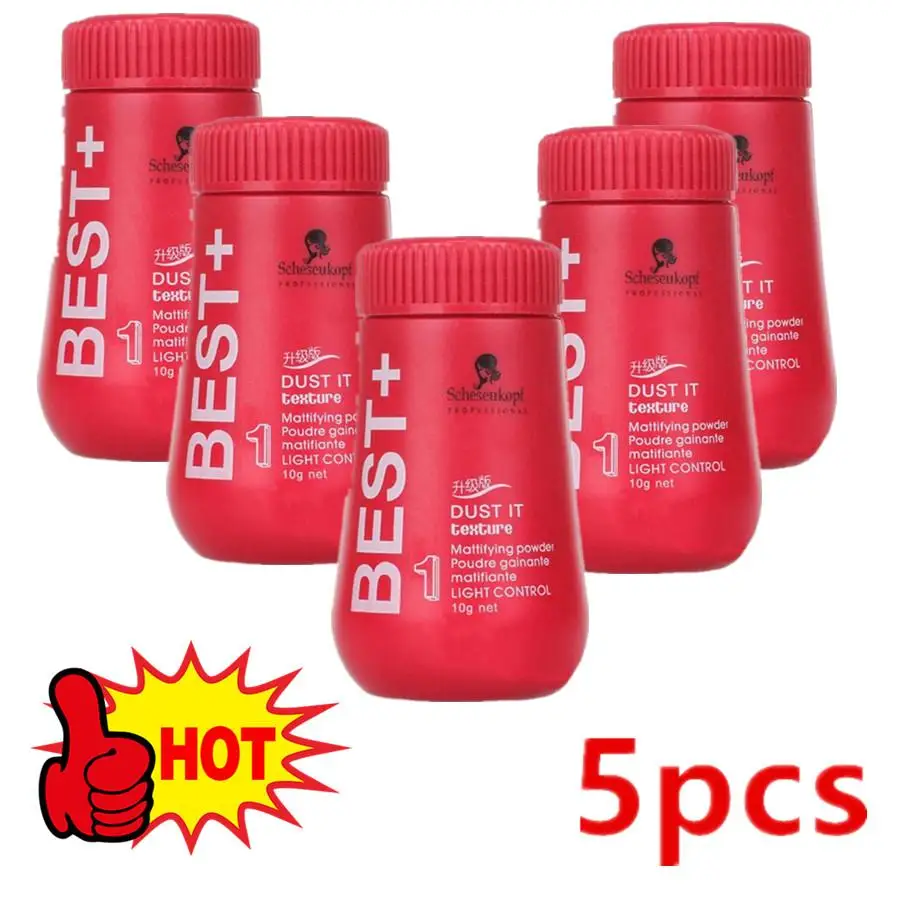 

5pcs Fluffy Hair Powder Absorb Grease Clean Hair Increase Hair Volume Mattifying Hair Powder Finalize Hair Care Styling Product