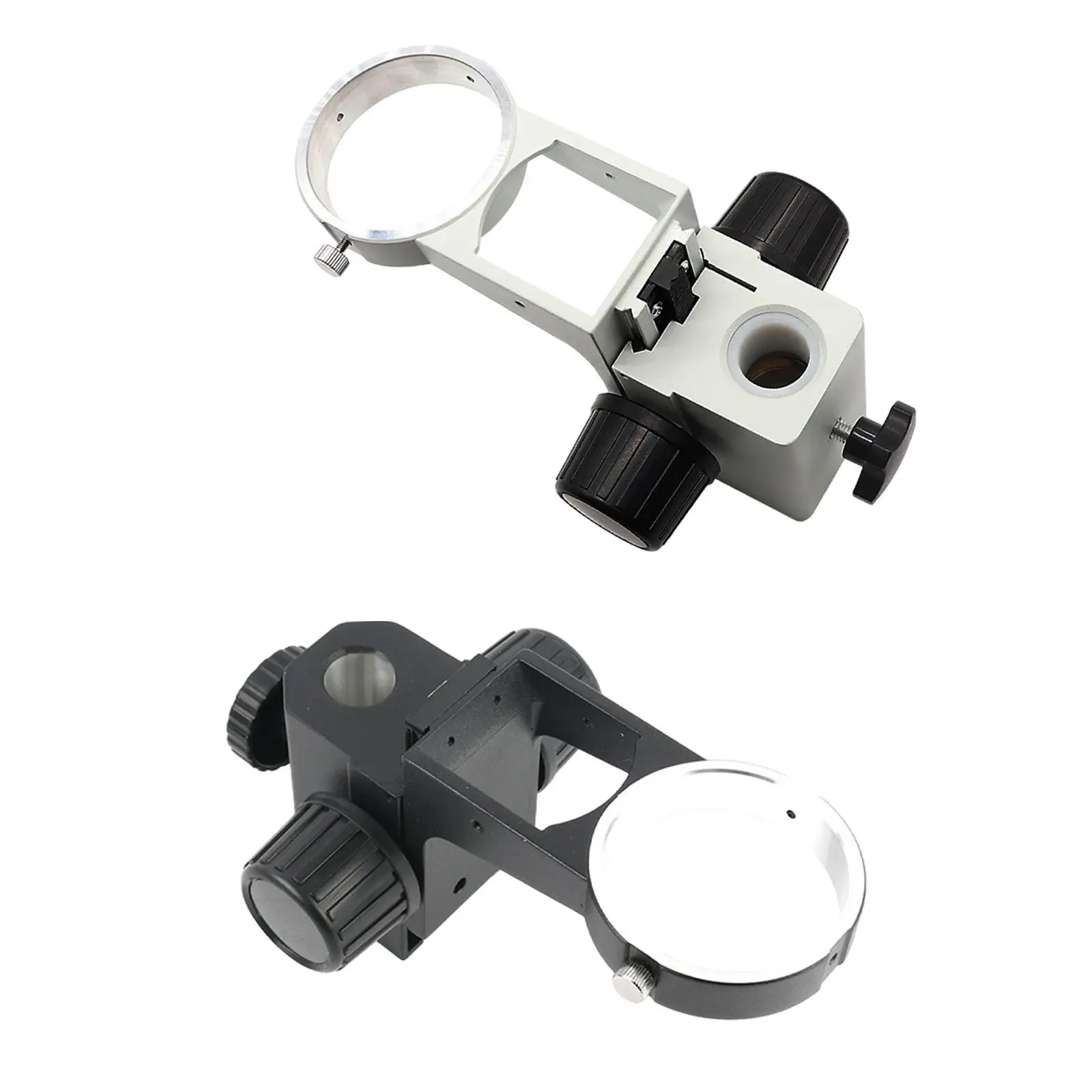 Mikroskop stereoskopowy wspornik skupiający pokrętło podwyższające średnica otworu obiektywu 76mm 25mm kolumny uchwyt ramienia