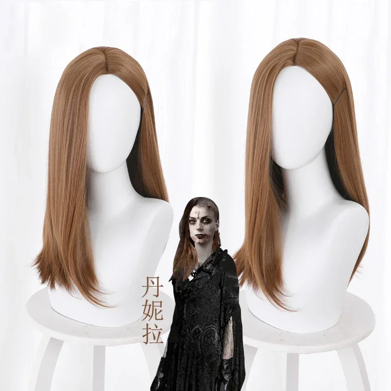 Фото qwerrtyuio. 123456   Игры Леди Dimitrescu Vampire Alcina Bela Cassandra Daniela Косплей Парики 45 см Длинный парик Женщина Carnasdffghjk 98 №4