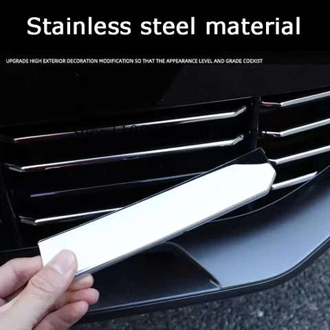 Автомобильная специальная для топливной версии, нижняя передняя решетка из нержавеющей стали, декоративная крышка средней сетки для Trumpchi GAC GS8 II 22-24