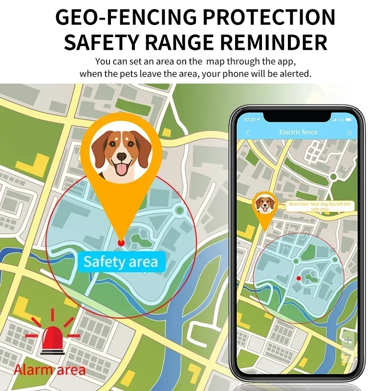 4G GPS-трекер для охотничьей собаки животного встряхивания сигнализация Geofence
