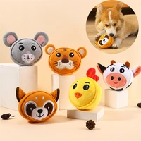 cute plush dog ball squeaky toys animal shape puppy chihuahua internactive chew toy funny bite resistant pets accessories supply
