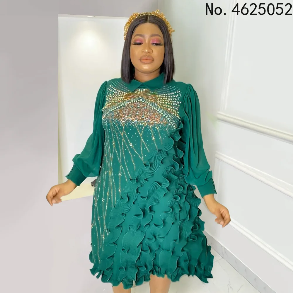 

Новинка 2022, африканские платья для женщин, традиционные наряды Анкары, роскошное турецкое вечернее платье Дубая, Abayas, платье для свадебной в...