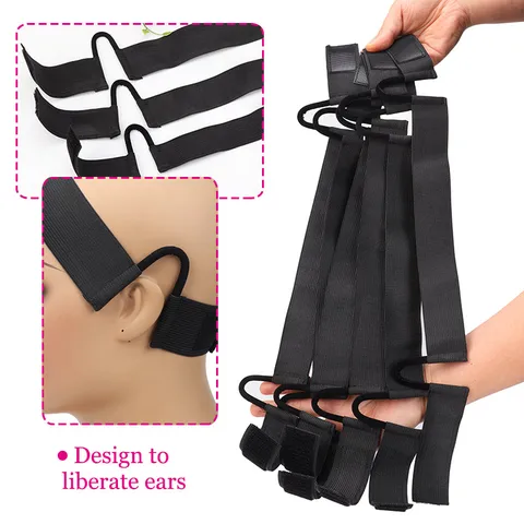 Безушные плавящиеся ленты, плавящиеся кружевные ленты для парика, 10 шт., кружевные ленты с логотипом по индивидуальному заказу, повязка на голову, аксессуары для парика