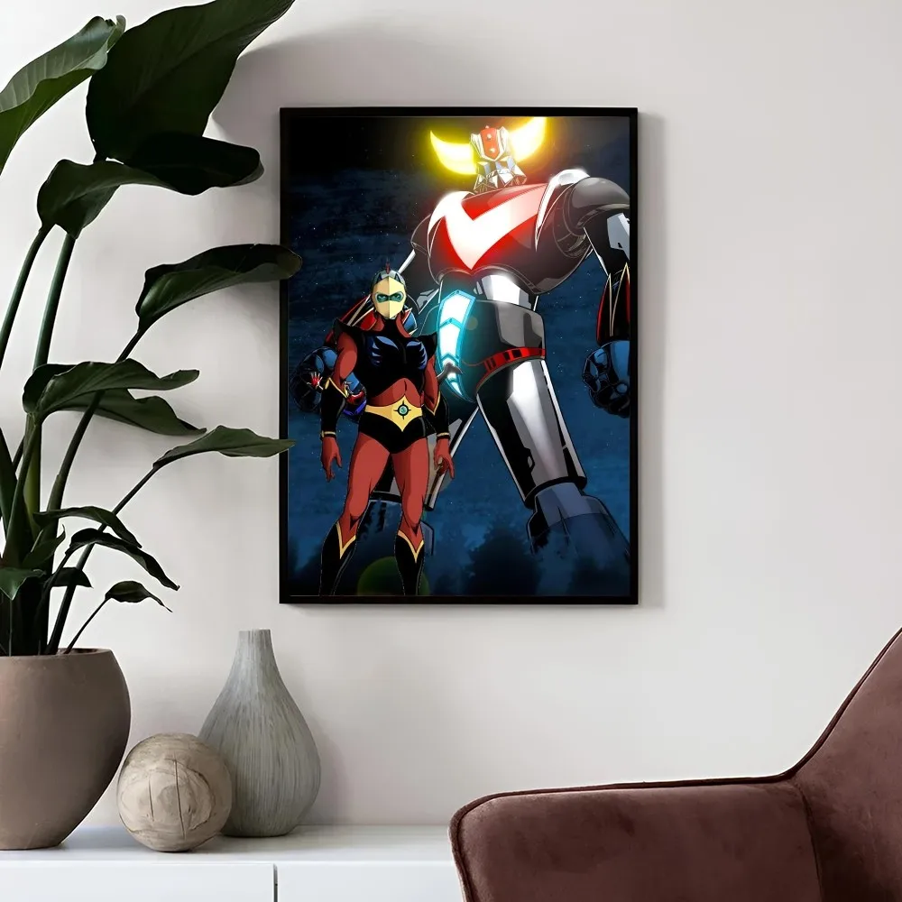 Постер НЛО-робот Goldorak с бумажным принтом для дома гостиной спальни входа в бар