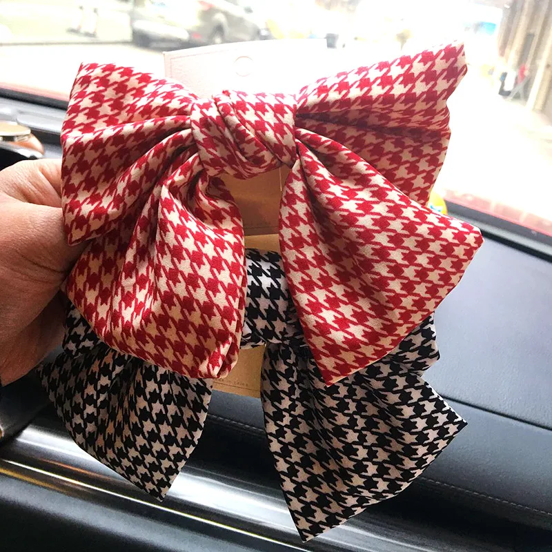 Заколка для волос с большим бантом аксессуары красная заколка головной убор