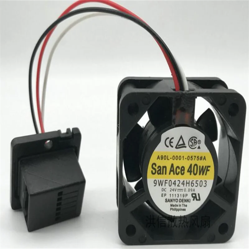 A90L-0001-0575 # A Водонепроницаемый 9WF0424H6503 4020 DC24V 0.09A трехпроводный вентилятор A90L-0001-0575 # A Водонепроницаемый 9WF0424H6503 4020 DC24V 0.09A трехпроводный вентилятор