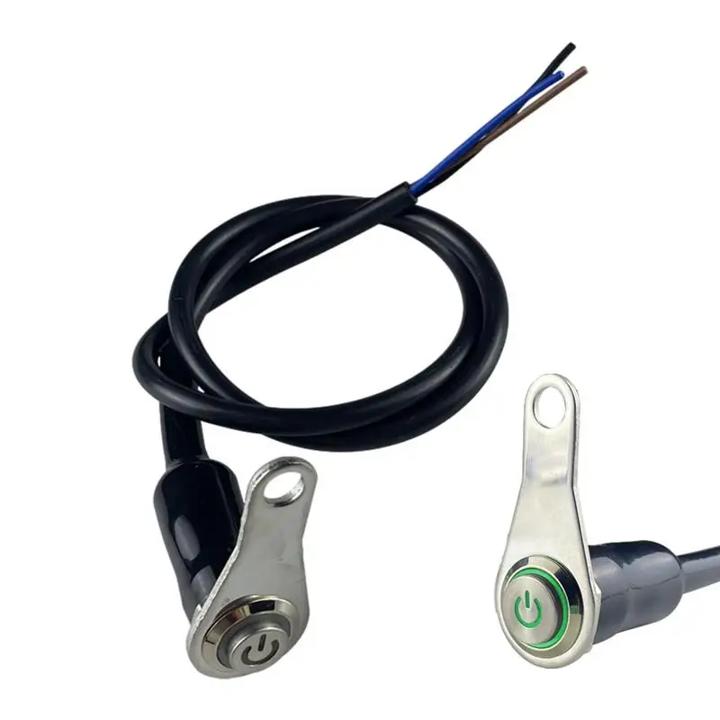 

On-Off Light Switch For Motorcycle Handlebar Mount Push Button Switch For Motorbikes Night Riding Safety Products For Commuting