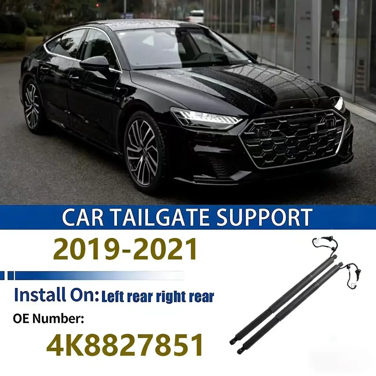 Фото Электрический привод багажника для Audi A7 4K8 2019-2021 гг., электрическая опора задней двери, подходит для левой и правой стороны, 4K8827851 №2