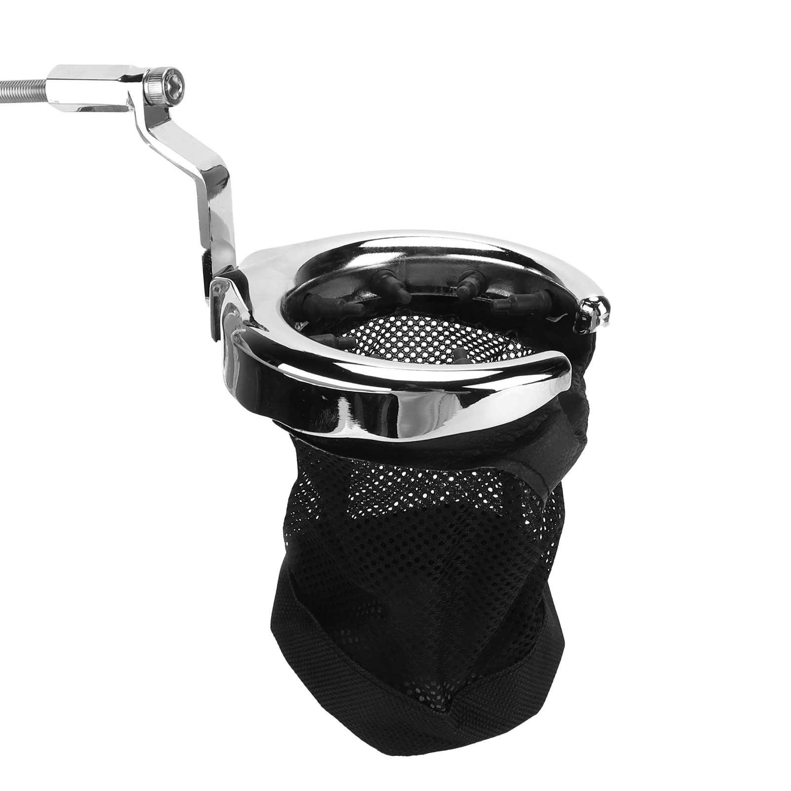 

Cup Holder Foldable Drinking Holder Drinking Rack Motocycle Accessory Replacement for Goldwing GL 1800 2001‑2015Electroplate