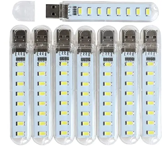 

Светодиодный атмосферный USB-светильник, 8 светодиодов без сенсорной кнопки, ночсветильник для коридора, светильник ый светильник свет/свети...