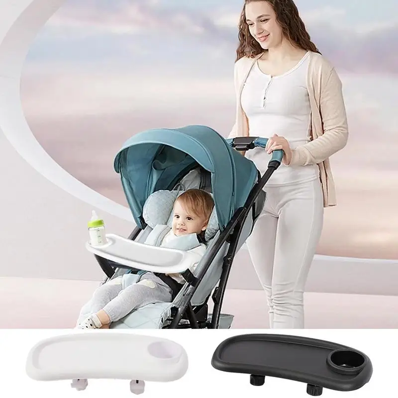 

Baby Stroller Cup Holder Stroller Accessories Pushchair Snack Dinner Table Food Tray Toddler Baby Cart Milk Bottle Drink Holder