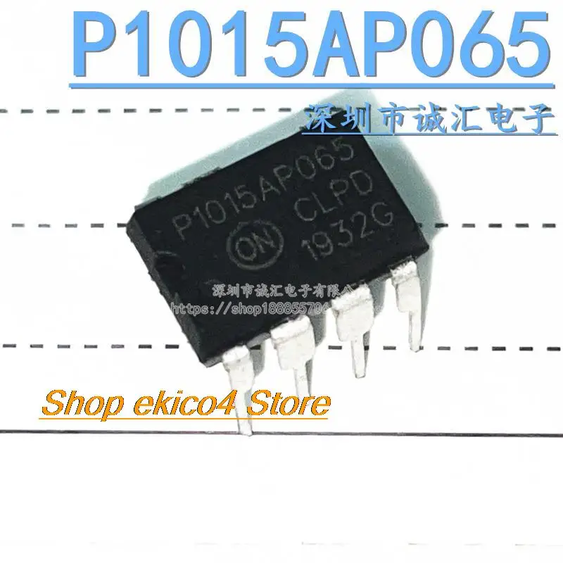 

10pieces Original stock P1015AP06 NCP1015AP065G DIP-8