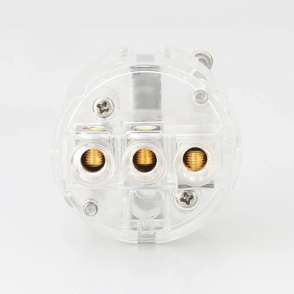 Viborg VE503R Прозрачная чистая медь с родиевым покрытием EUR Hi-Fi Кабель питания Шнур