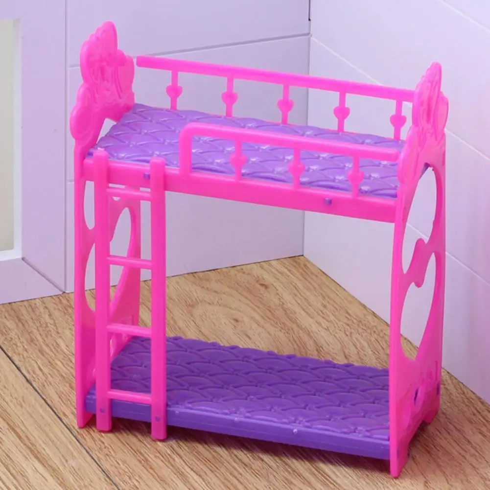 

Anti-deform Convenient to Store Creative Children Doll House Pretend Toys Bed Pretend Toy for Kindergarten