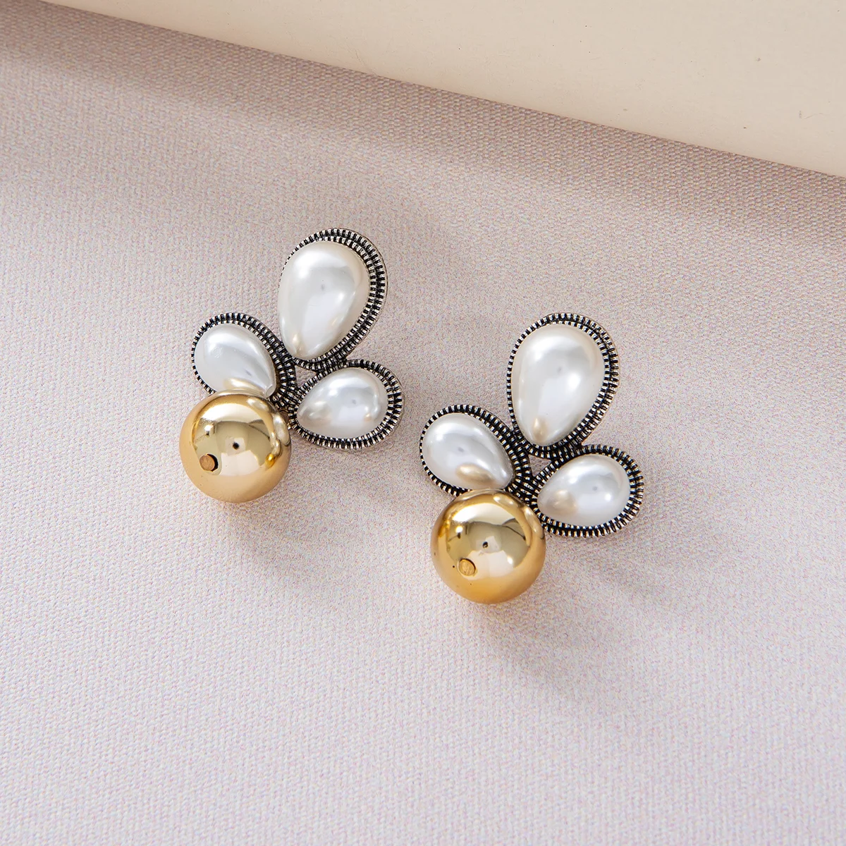 Серьги с жемчугом EASYA, Женская Роскошная бижутерия, винтажные очаровательные аксессуары для вечевечерние НКИ, аксессуары из высококачественного драгоценного камня, ювелирные изделия с кристаллами