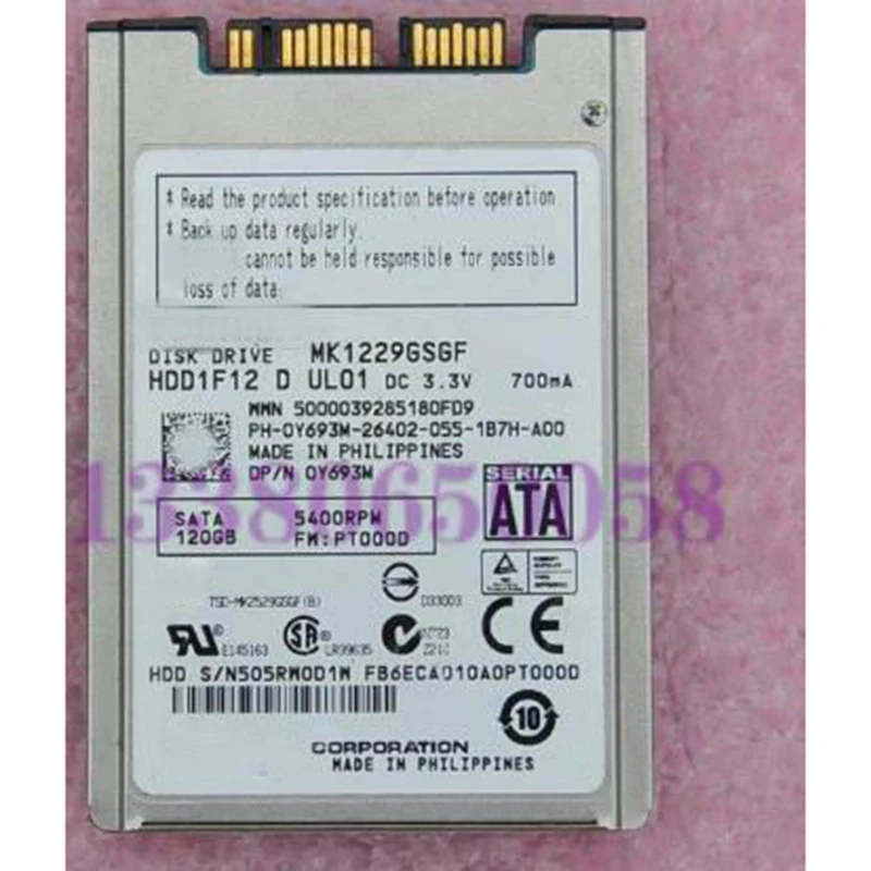 

100%New In box 3 year warranty MK1229GSGF 120G MicroSATA 1.8inch Need more angles photos, please contact me