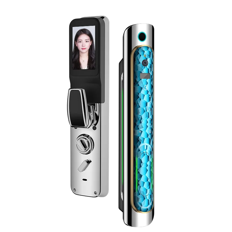 

IC Card Password Fingerprint Home System cat's eye Recognition WiFi Smart Lock Security Door Lock