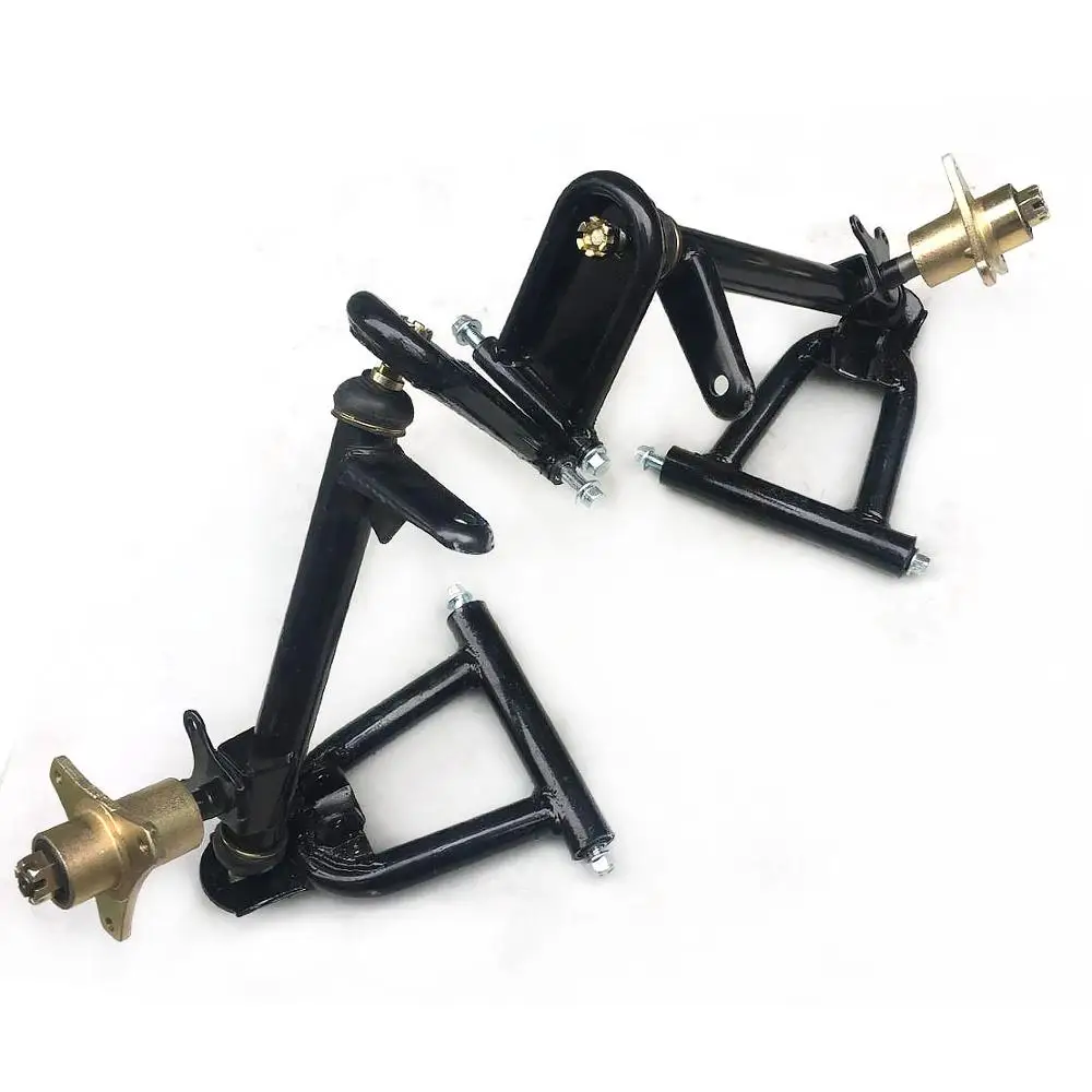 

Go Kart Karting Four Wheel Spindles Knuckles ATV Swingarms with Suspensions Wheel Flanges