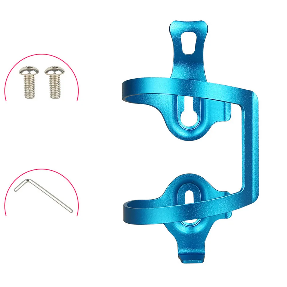 

Bicycle Aluminum Water Bottle Holder MTB Road Mountain Bike Drinking Bottle Cage Cage-Single Side Thickened Carbon Fiber 14x6.5