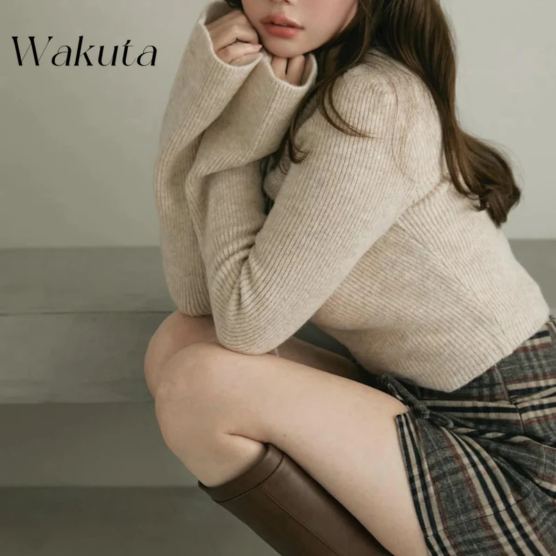 WAKUTA японская весна/осень универсальная милая толстовка с капюшоном кружевной