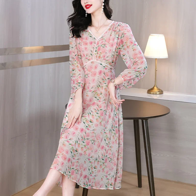 Высококачественное новое летнее элегантное мягкое освежающее платье с