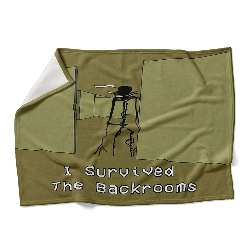Фото Gaslight Gatekeep Girlboss I Survived The Backrooms Плед для женщин, мужчин, девочек, мальчиков, детей, домашних животных, собак, кошек, дивана, кровати №2