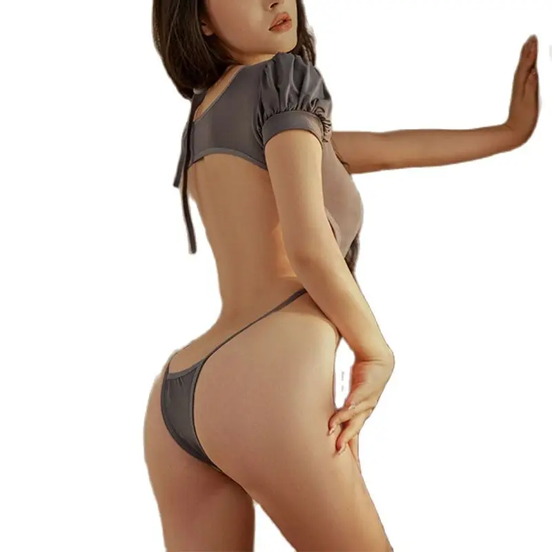 

Женское пикантное цельное нижнее белье для косплея прозрачное порно Нижнее белье с открытой промежностью боди эротический сексуальный костюм пижамное платье